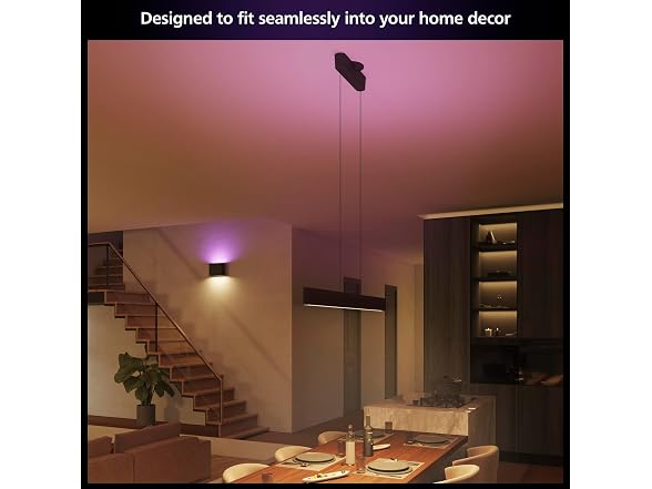 PHILIPS Hue Ensis Smart LED Pendant Light Black
