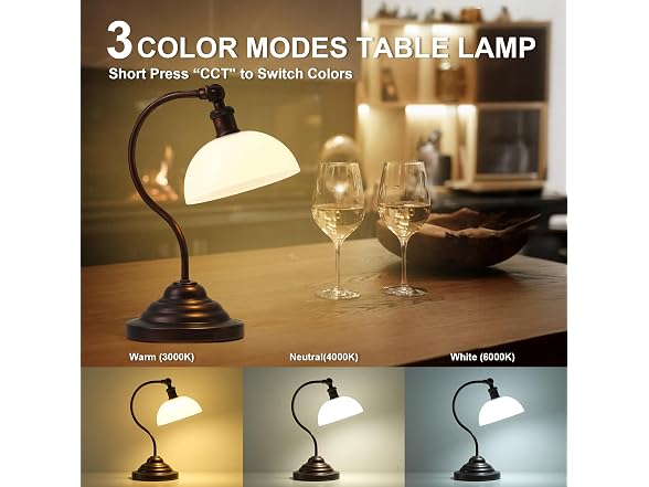 Cordless Table Lamp, Battery Operated