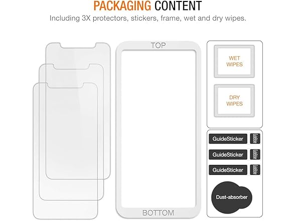 Trianium (3 Packs) Screen Protector Designed for Apple iPhone 11 Pro Max