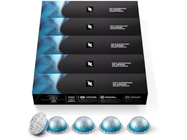 $48.99, Was $56, 12% Off! Nespresso Capsules Vertuo, Ice Leggero, 40-Count dealfomo