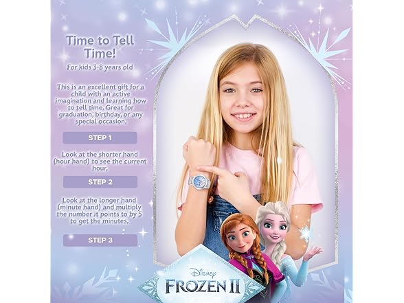 Disney Frozen Watch Girls Ages 4–7