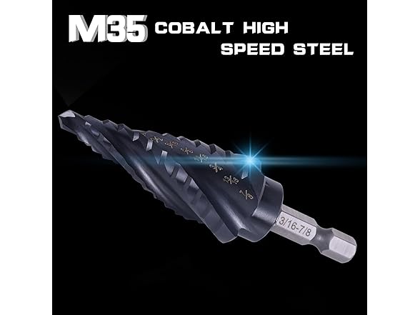 Witwocky Four Spiral Flute Cobalt Step