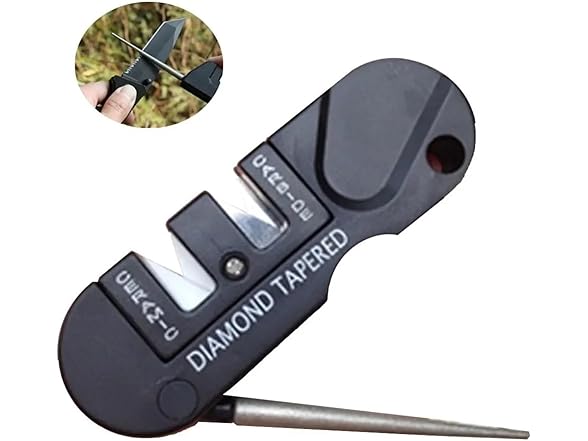 4-in-1 Portable Tungsten Ceramic Carbide Knife Sharpener