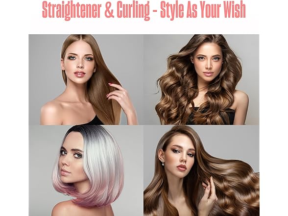 Bekind Hair Straightener and Curler 2 in 1 by B