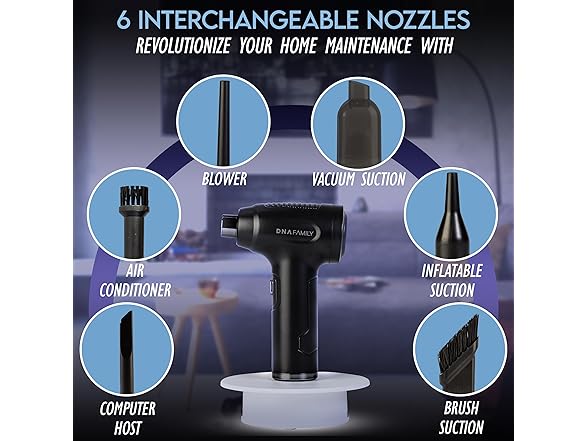 DNA FAMILY Air Duster Vacuum Cleaner
