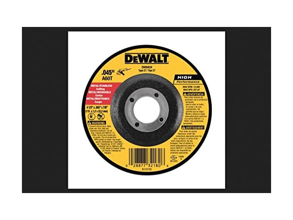 DEWALT 4-1/2" x .045" x 7/8"