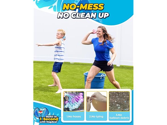 SCUATANBE Reusable Water Balloons 16 PCS