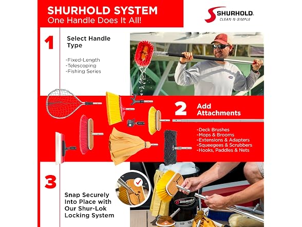 Shurhold 9' Telescoping Handles -