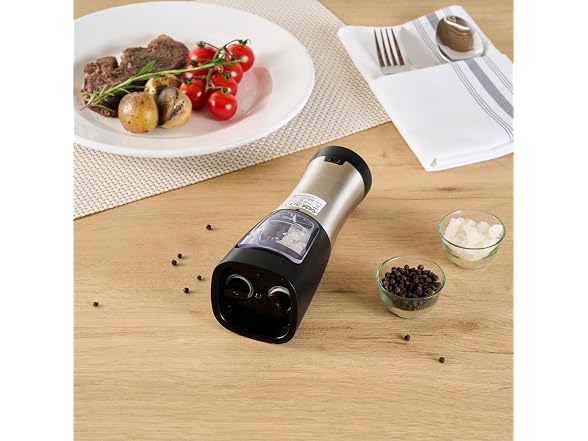 Restaurantware Electric Salt And Pepper Grinder Set
