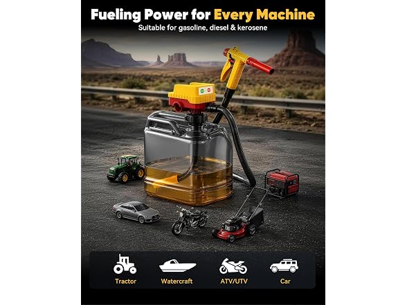 JEXTRAL Cordless Fuel Transfer Pump