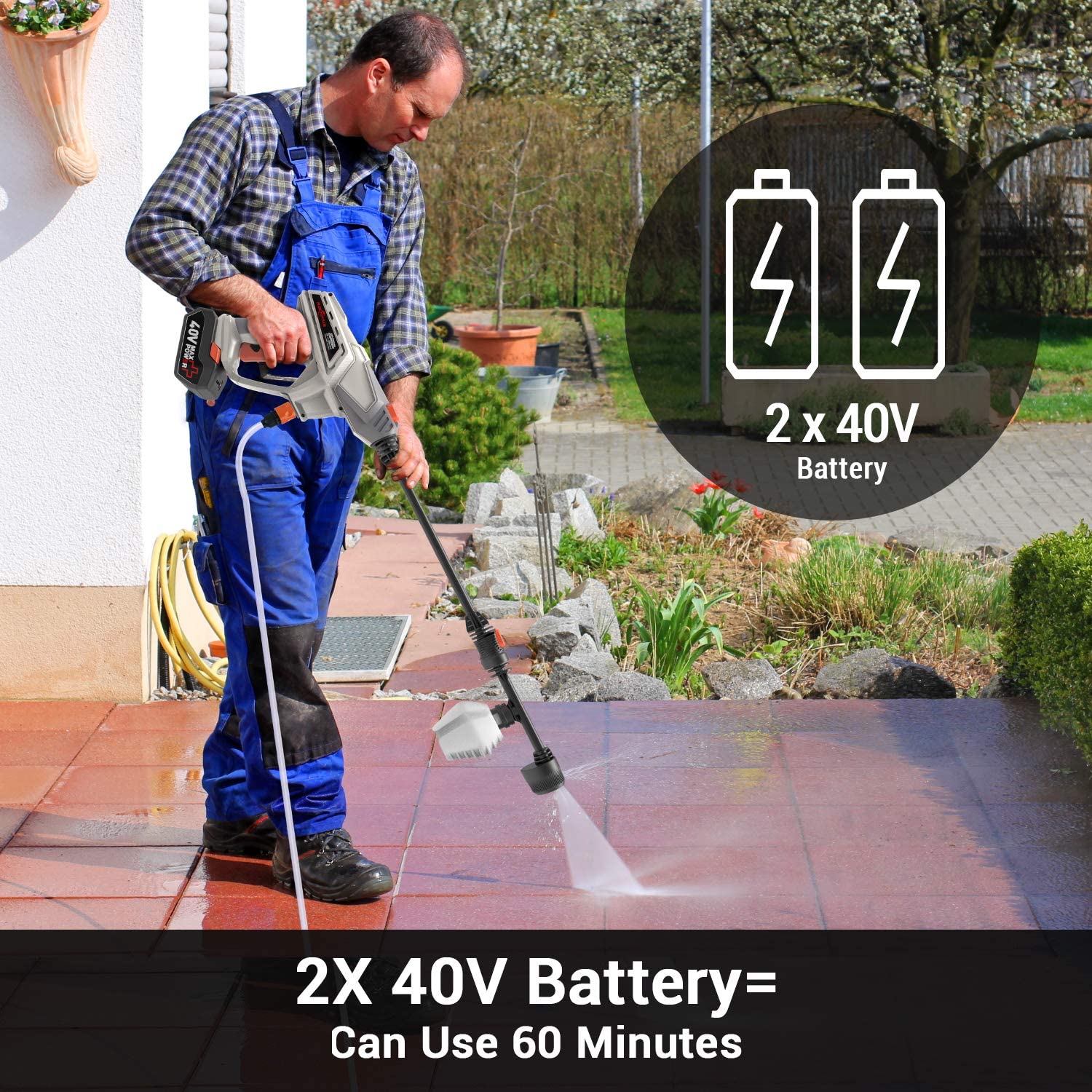 ROCKPALS Cordless Pressure Washer (Open Box) - Gallery 18