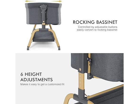 ANGELBLISS 3 in 1 baby bassinet