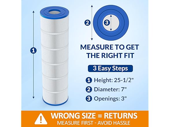 Swimara Upgraded 5oz C4030 Pool Filter Cartridges, Compatibl (Open Box)