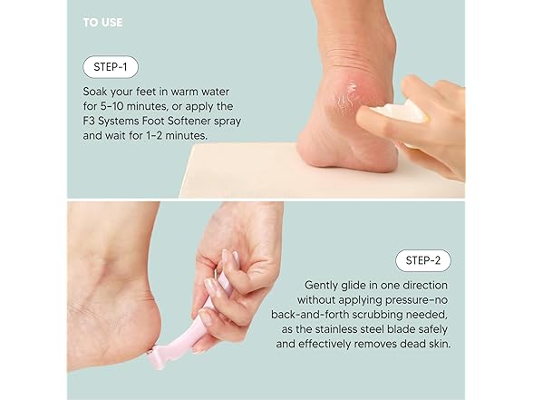 F3 Systems Callus Razor, Pedicure Tool