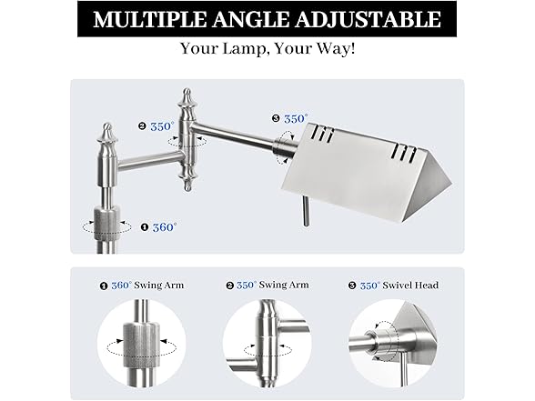 Bairth Silver Pharmacy Floor Lamp