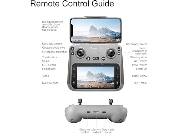 Cyaxzolp V168MAX Drone with Camera