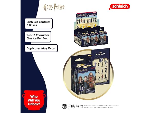 Harry Potter - 6 CT Blind Box Mini Figure Collectible