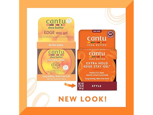 CANTU Shea Butter Extra Hold Edge Stay Gel