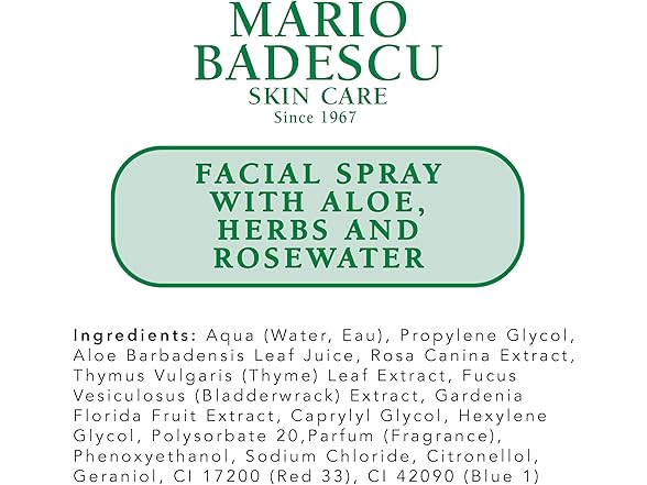 Mario Badescu Facial Spray with Aloe