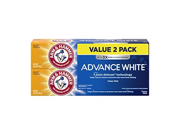 $3.99, Was $6.98, 42% Off! Arm and Hammer Advance White Toothpaste 6oz 2pk dealfomo