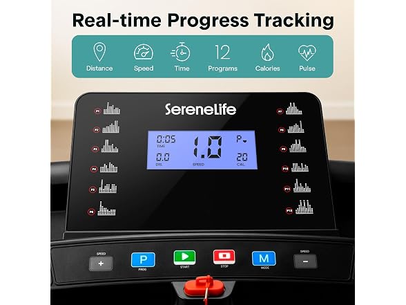 SereneLife Portable Foldable Treadmill