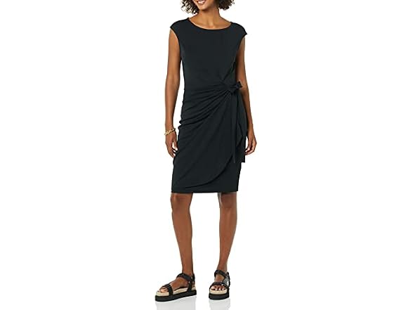 Amazon Essentials Women Cap Sleeve Bateau Dress