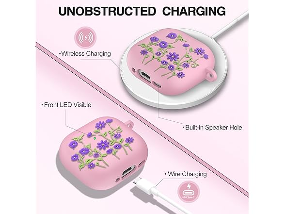 SGHLDE for AirPods 4th Gen Case Cover