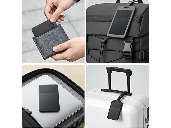 Jnconser Rechargeable Wallet Tracker Card