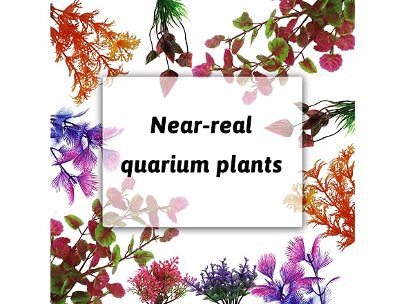 Aquarium Decorations Plants, 10pcs Aquarium
