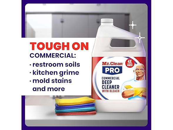 P&G PROFESSIONAL Mr. Clean PRO Deep Cleaner 1 gal, Case of 3