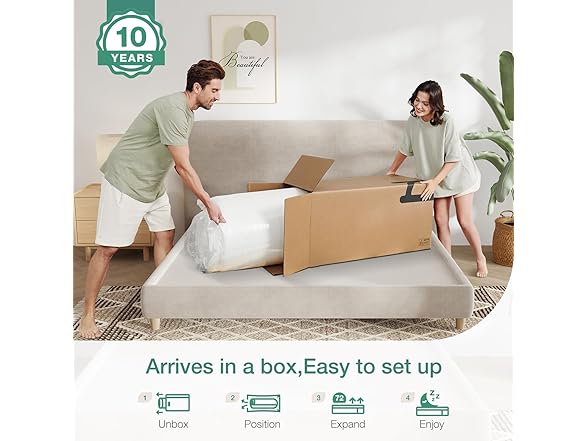 Novilla Novilla Queen Mattress, 10 Inch Queen Me