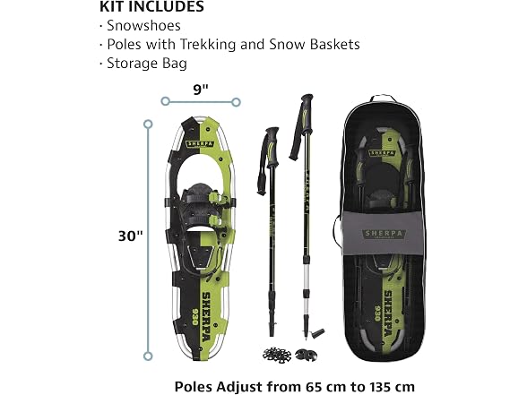 Yukon Charlie's Sherpa Snowshoe Kit