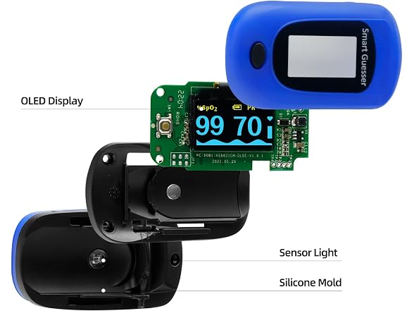 Pulse Oximeter Fingertip Blood Monitor