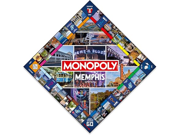 Monopoly Board Game – Memphis, TN Edition