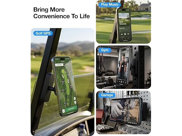 MeBetter Golf Cart Phone Holder