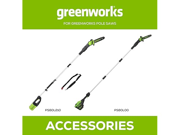 Greenworks 10" Replacement Pole Saw Bar-1/4'' Pitch