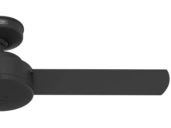 Hunter Fan 44" Casual Matte Black Indoor Ceiling Fan