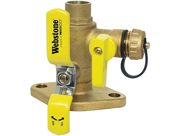 Webstone 3/4 SWT Isolator With DRN FP BR Ball Valve