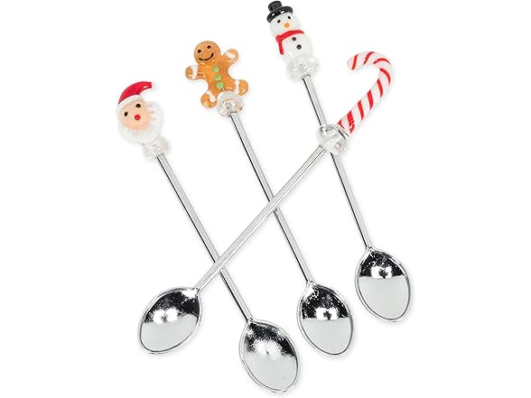 Abbott Collection Holiday Icon Spoons. Set of 4