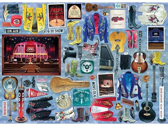 Grand Ole Opry Collage 1000 Piece Puzzle