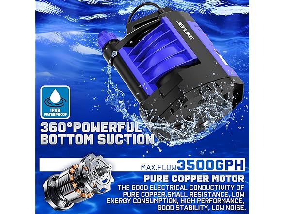 JEFLIKE Automatic Submersible Water Pump