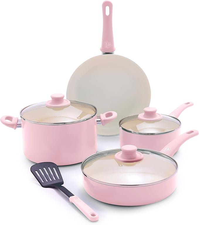 GreenLife Soft Grip 8 Piece Cookware Set - Gallery 4
