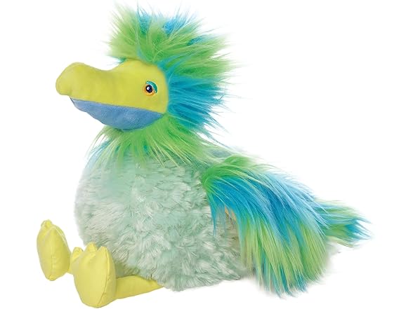 Manhattan Toy Silly Birds Pistachio 8.5"  Plush Bird Toy