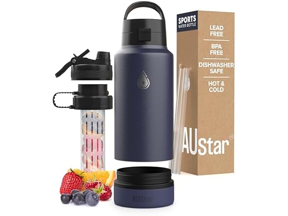 Fruit Infuser Water Bottle - Hot & Cold
