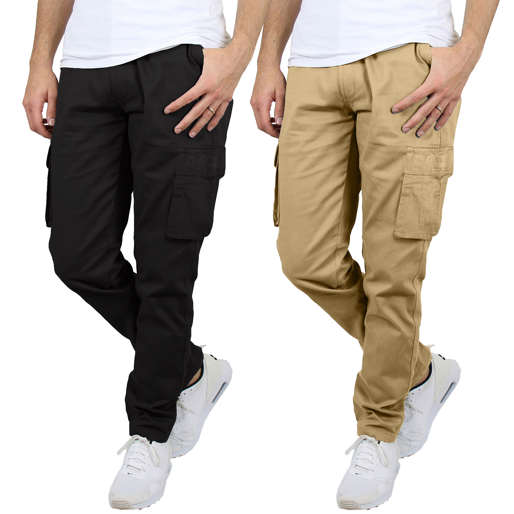 Men's Stretch Cargo Pants (1, 2 or 3 Pk) - Gallery 20
