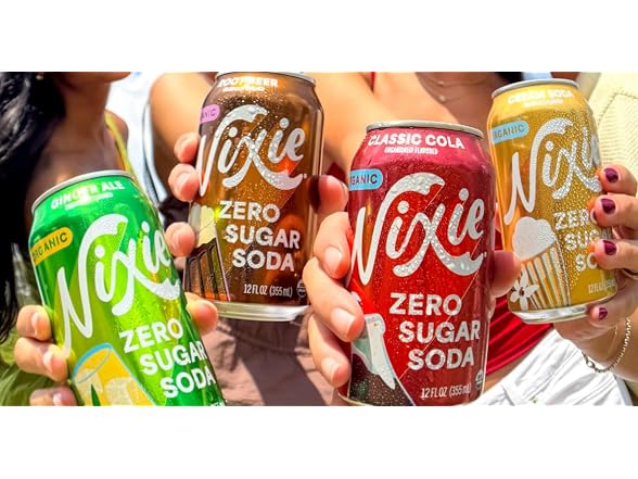 12PK Nixie Organic Zero Sugar Soda, Classic Cola