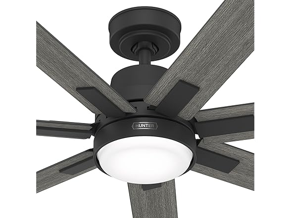 Hunter Fan 60 inch Matte Black Indoor Ceiling Fan