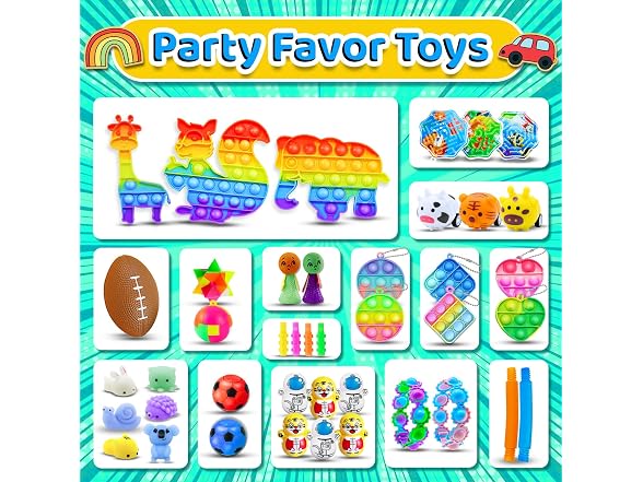 Erosbon 135pcs Party Favors for Kids - Gallery 2