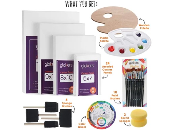 glokers Panels Kit Art Supplies Set