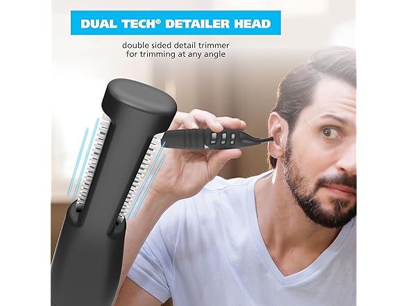 Wahl DualTech 2in1 Eyebrow/Nose Trimmer